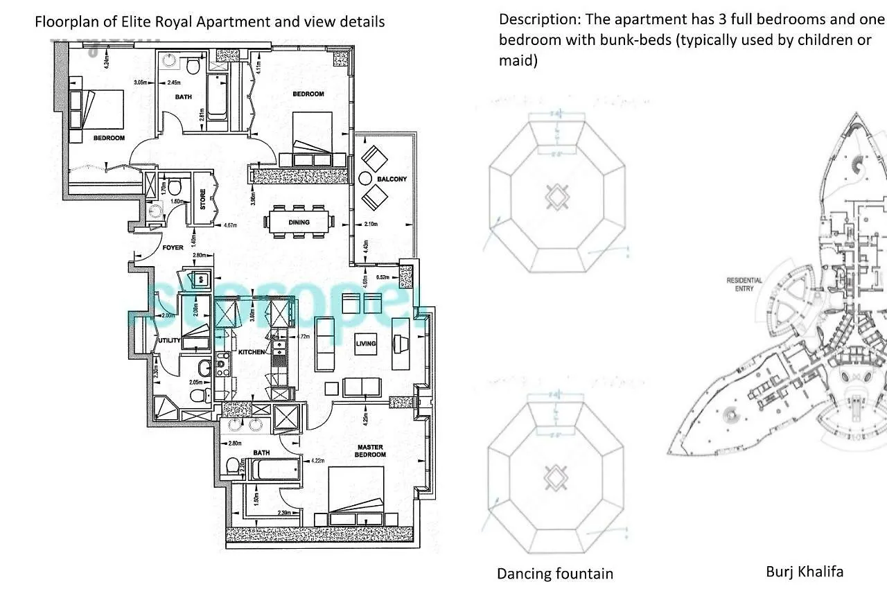 Elite Royal Apartment - Burj Residences T5 | Diamond Dubaj
